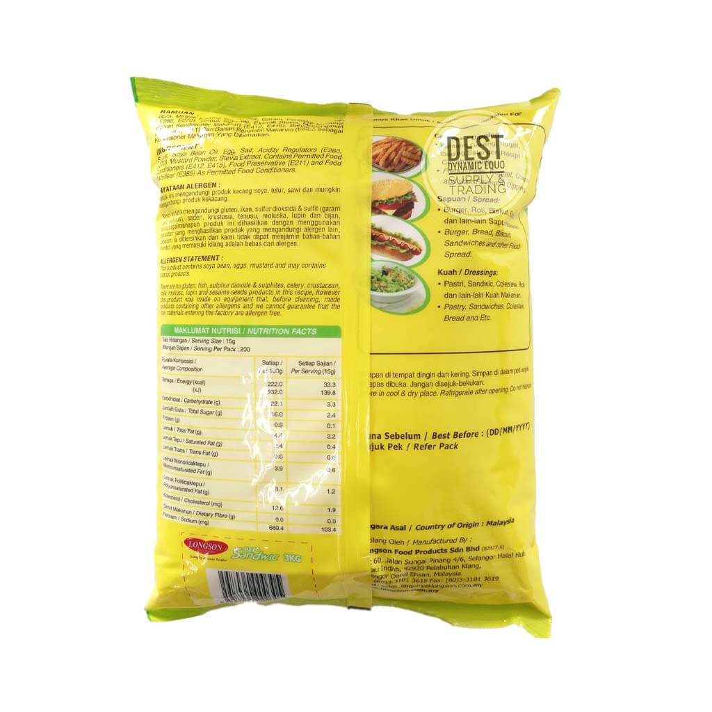 Longson 3kg Mayo Sandwic b
