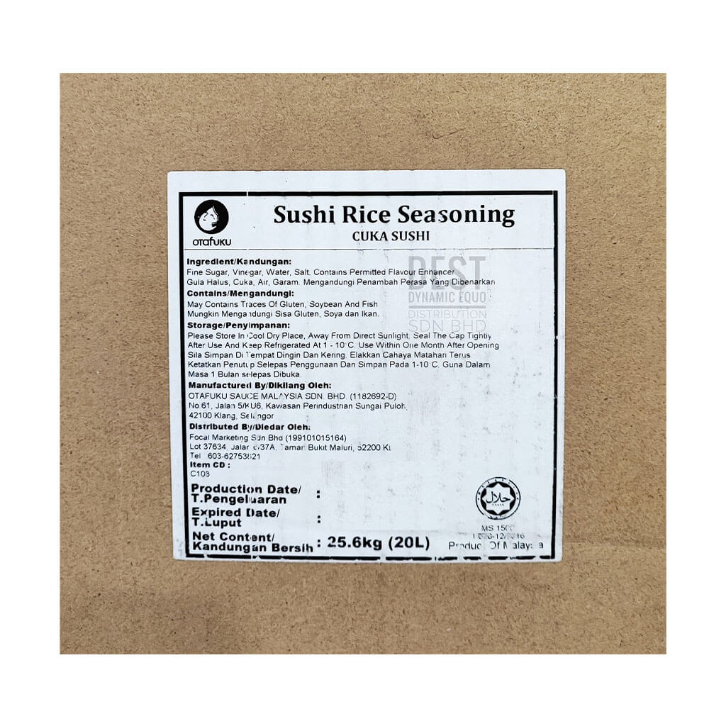 Otafuku Sushi Rice Seasoning 20L 03