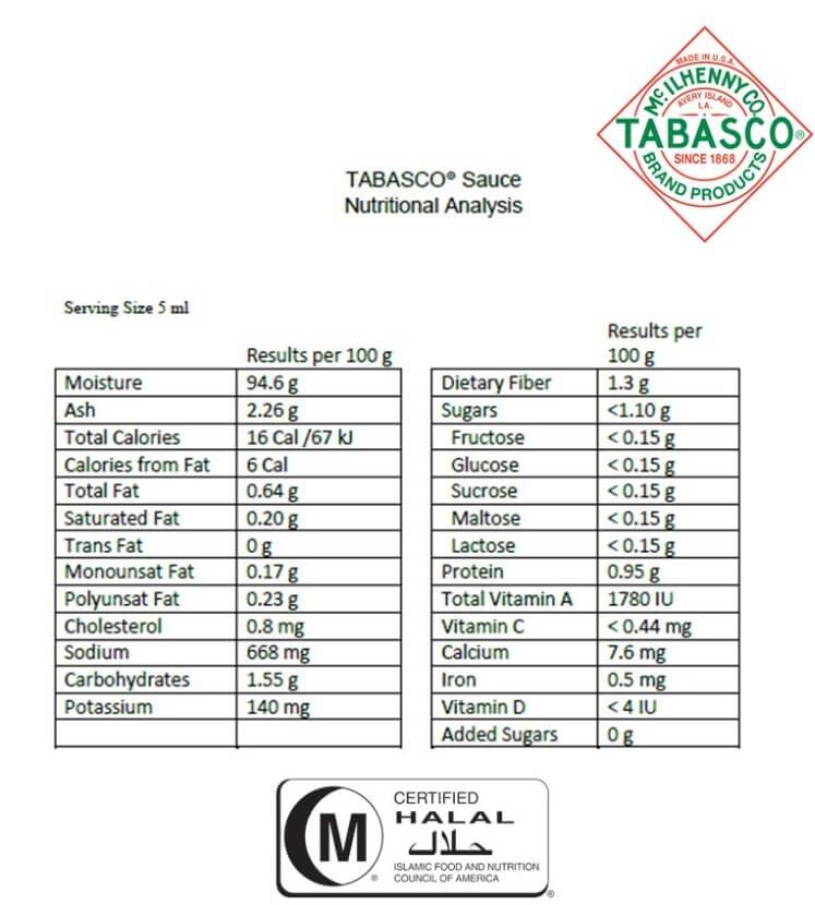 Tabasco Halal