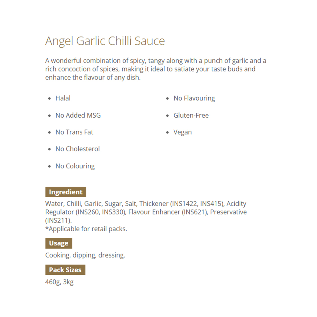 Garlic Chilli Sauce