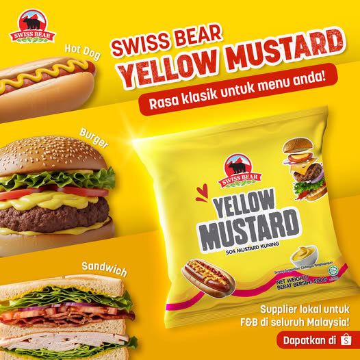 Swiss Bear Yellow Mustard 500G