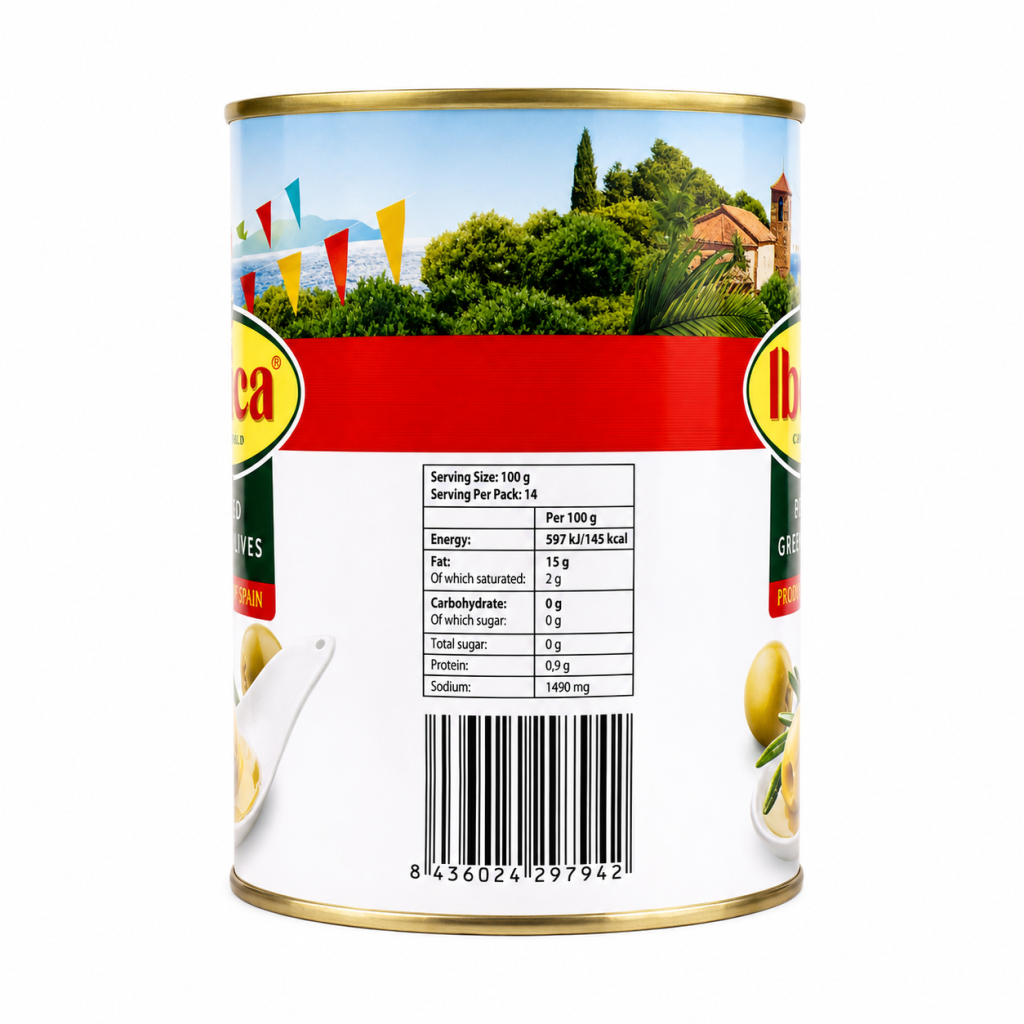 Iberica Pitted Green Olives 3kg 2